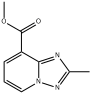 methyl 2-methyl-[1,2,4]triazolo[1,5-a]pyridine-8-carboxylate Struktur