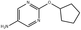 2-(CYCLOPENTOXY)-5-AMINOPYRIMIDINE Struktur