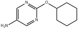 2-(CYCLOHEXYLOXY)PYRIMIDIN-5-AMINE Struktur