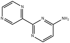 2-(PYRAZIN-2-YL)PYRIMIDIN-4-AMINE Struktur