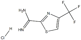 4-(Trifluoromethyl)thiazole-2-carboximidamide hydrochloride Struktur