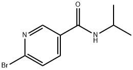 6-Bromo-N-isopropylnicotinamide Struktur