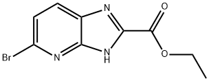 ethyl 5-bromo-1H-imidazo[4,5-b]pyridine-2-carboxylate
 Struktur