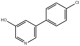 3-Hydroxy-5-(4-chlorophenyl)pyridine Structure