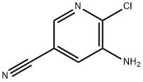 5-amino-6-chloropyridine-3-carbonitrile Struktur