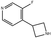 4-(azetidin-3-yl)-3-fluoropyridine Struktur