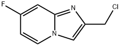 2-(chloromethyl)-7-fluoroimidazo[1,2-a]pyridine Struktur