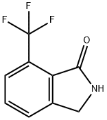 7-(trifluoromethyl)-2,3-dihydro-1H-isoindol-1-one Struktur