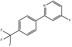 4-Fluoro-2-(4-trifluoromethylphenyl)pyridine Struktur