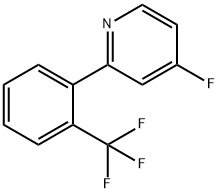 4-Fluoro-2-(2-trifluoromethylphenyl)pyridine Struktur