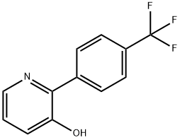 3-Hydroxy-2-(4-trifluoromethylphenyl)pyridine Struktur