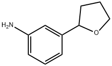 3-(tetrahydrofuran-2-yl)aniline Struktur