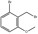 1-Bromo-2-bromomethyl-3-methoxy-benzene Struktur