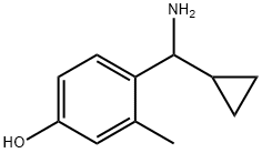 4-(AMINOCYCLOPROPYLMETHYL)-3-METHYLPHENOL Struktur