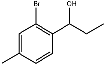 1-(2-bromo-4-methylphenyl)propan-1-ol Struktur