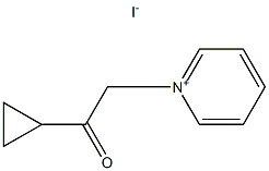 1-(2-cyclopropyl-2-oxoethyl)pyridinium iodide Struktur