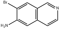 7-bromoisoquinolin-6-amine Struktur