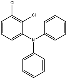 Benzenamine, 2,3-dichloro-N,N-diphenyl- Struktur