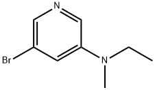 3-Bromo-5-(methylethylamino)pyridine Struktur