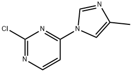 2-CHLORO-4-(4-METHYL-1H-IMIDAZOL-1-YL)PYRIMIDINE Struktur