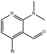 4-bromo-2-(dimethylamino)nicotinaldehyde Struktur