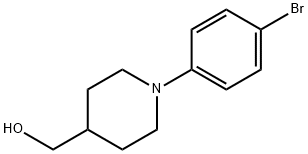 [1-(4-Bromophenyl)-piperidin-4-yl]-methanol Struktur