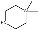 4,4-Dimethyl-1,4-azasilinane Struktur