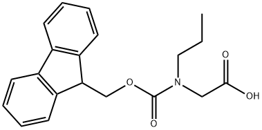 Fmoc-N-(propyl)-glycine Struktur