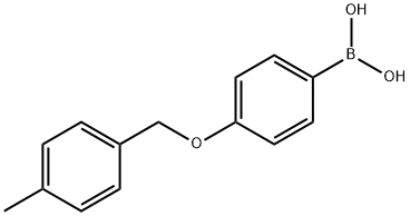 Boronic acid,B-[4-[(4-methylphenyl)methoxy]phenyl]- Struktur