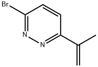 3-Bromo-6-(iso-propenyl)pyridazine Struktur