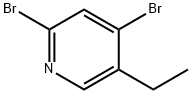 2,4-Dibromo-5-ethylpyridine Struktur