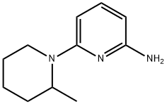 2-AMINO-6-(2-METHYLPIPERIDIN-1-YL)PYRIDINE Struktur