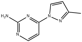 2-Amino-4-(3-methyl-1H-pyrazol-1-yl)pyrimidine Struktur