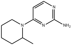 2-Amino-4-(2-methylpiperidino)pyrimidine Struktur