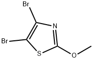 4,5-Dibromo-2-(methoxy)thiazole Struktur