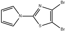 4,5-Dibromo-2-(1H-pyrrol-1-yl)thiazole Struktur