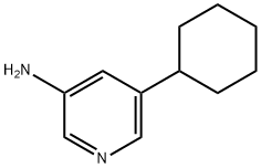 3-AMINO-5-CYCLOHEXYLPYRIDINE Struktur