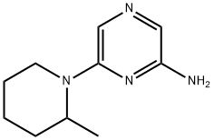 2-Amino-6-(2-methylpiperidin-1-yl)pyrazine Struktur