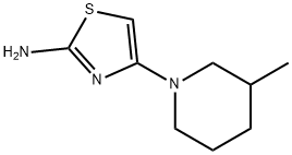 2-Amino-4-(3-methylpiperidino)thiazole Struktur