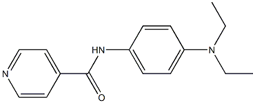 N-[4-(diethylamino)phenyl]isonicotinamide Struktur