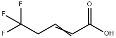 5,5,5-Trifluoropent-2-enoic acid Struktur