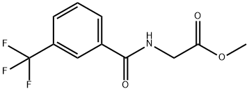 Methyl 2-(3-(trifluoroMethyl)benzaMido)acetate Struktur