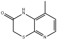 8-Methyl-1H-pyrido[2,3-b][1,4]thiazin-2-one Struktur