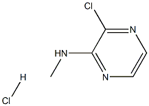 3-Chloro-N-methylpyrazin-2-amine hydrochloride Struktur