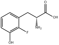 (2R)-2-AMINO-3-(2-FLUORO-3-HYDROXYPHENYL)PROPANOIC ACID Struktur