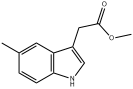 METHYL 2-(5-METHYL-1H-INDOL-3-YL)ACETATE Struktur