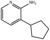 2-AMINO-3-(CYCLOPENTYL)PYRIDINE Struktur