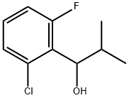 1-(2-chloro-6-fluorophenyl)-2-methylpropan-1-ol Struktur