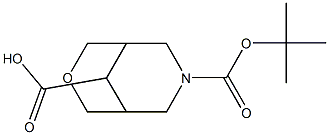 7-[(tert-butoxy)carbonyl]-3-oxa-7-azabicyclo[3.3.1]nonane-9-carboxylic acid Struktur