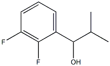 1-(2,3-difluorophenyl)-2-methylpropan-1-ol Struktur